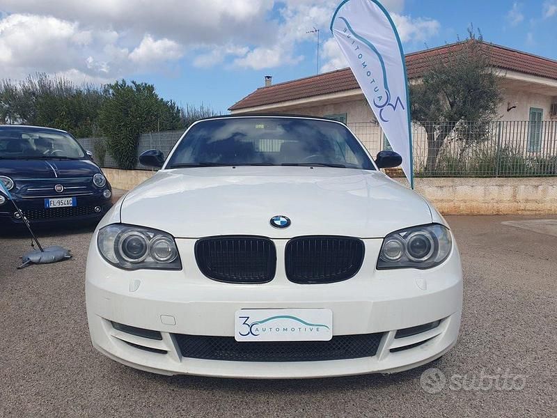 Usata BMW 120 Cabriolet 177 CV (130 kW) 2008 Bianco Cabrio