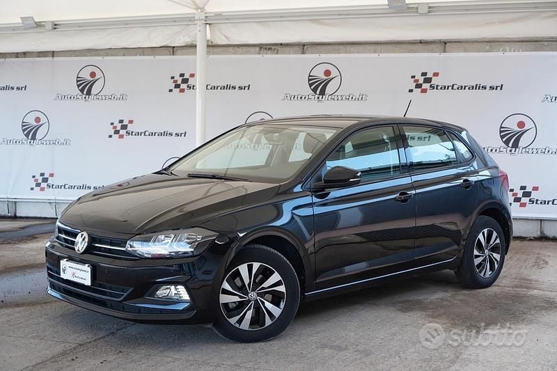 Usata VW Polo Comfortline 80 CV (58 kW) 2018 Nero Utilitaria