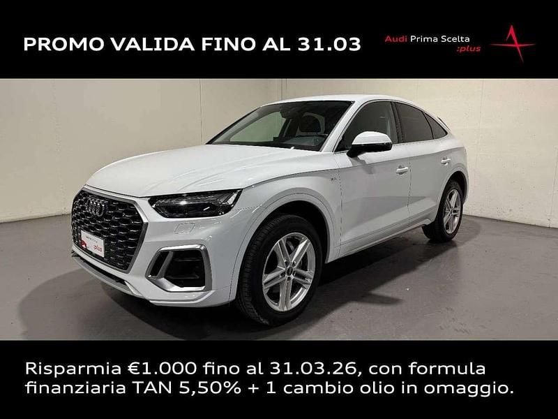 Usata Audi Q5 Sportback S-Line 204 CV (150 kW) 2024 Bianco ghiaccio metallizzato SUV