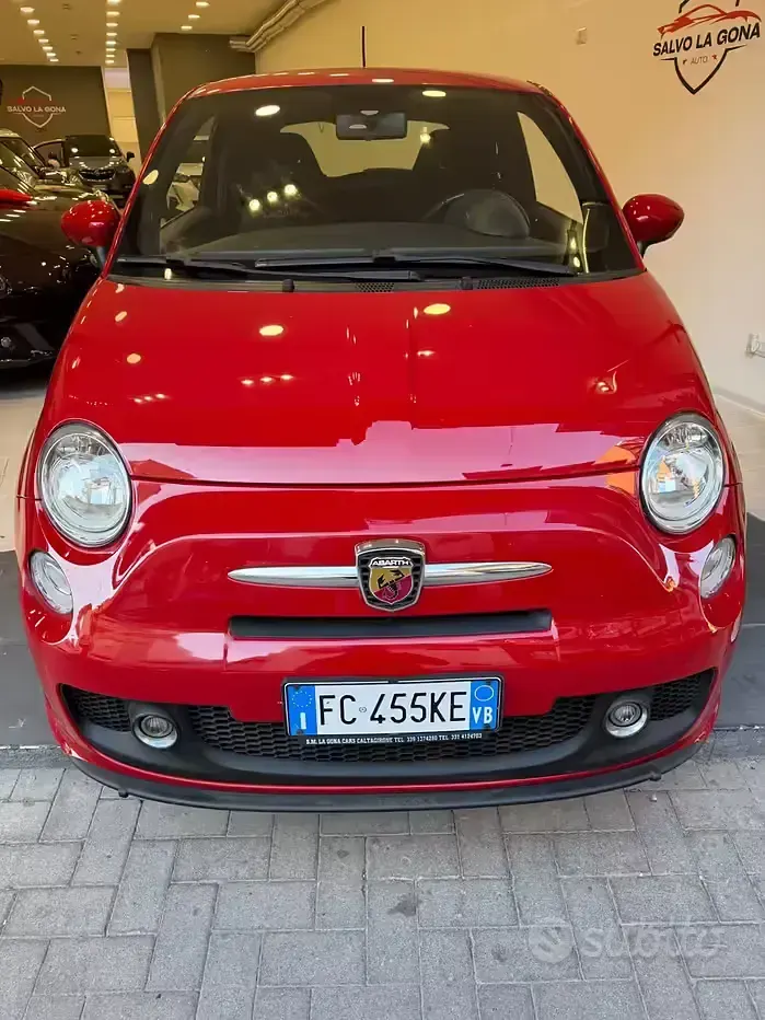 Usata Abarth 595 140 CV (102 kW) 2016 Rosso Berlina