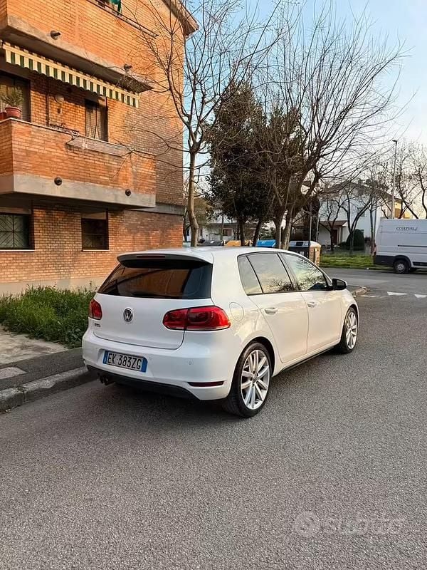 Usata VW Golf VI GTD 170 CV (125 kW) 2011 Bianco Utilitaria