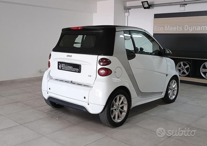 Usata Smart ForTwo Cabrio Passion 54 CV (39 kW) 2010 Bianco Cabrio
