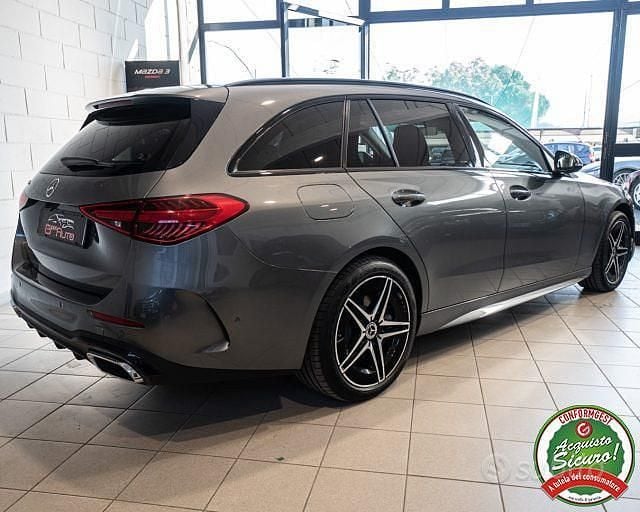Usata Mercedes C300e Premium Plus 204 CV (150 kW) 2022 Grigio Station wagon