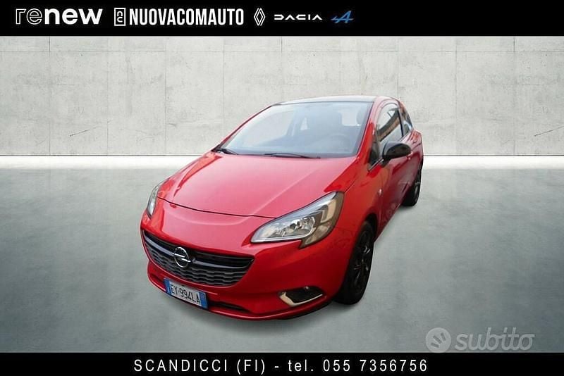 Rosso dinamico Usata 2015 Opel Corsa Tre volumi | 7600 € (Buon prezzo) - Immagine 1/4