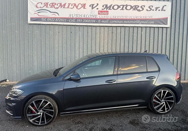 Usata VW Golf VII GTD 185 CV (136 kW) 2017 Grigio Berlina