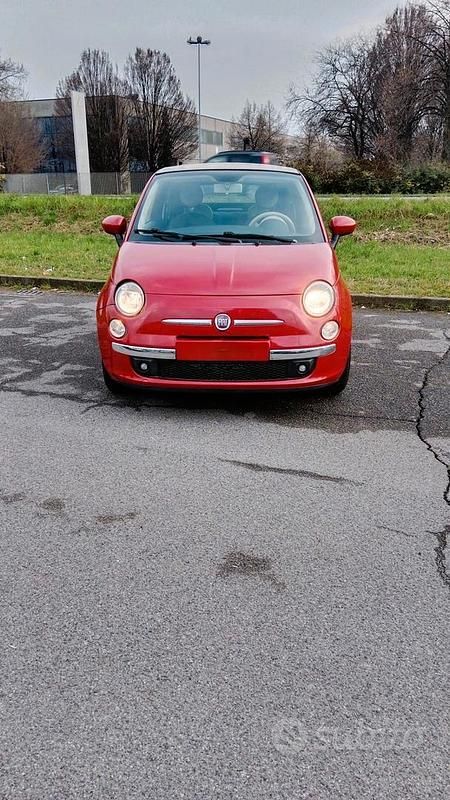 Usata Fiat 500C Lounge 101 CV (74 kW) 2009 Rosso Cabrio