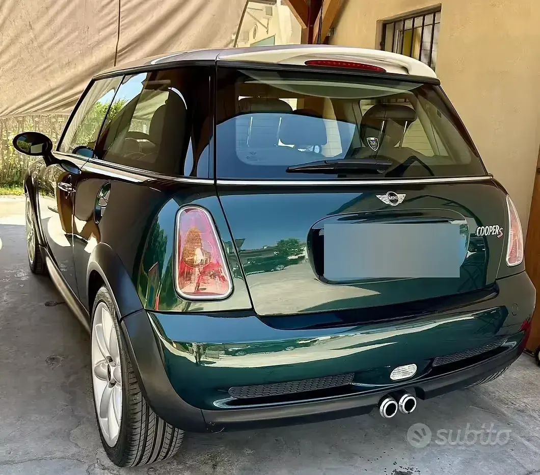 Usata Mini Cooper S 163 CV (119 kW) 2004 Verde Utilitaria