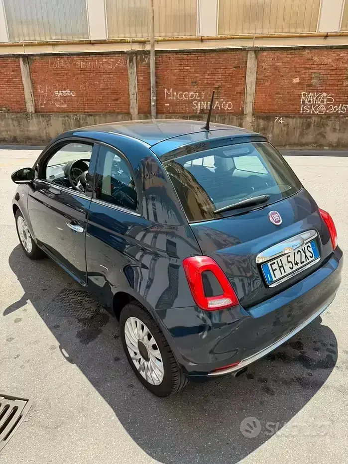 Usata Fiat 500 Lounge 86 CV (63 kW) 2017 Bluazzurro Berlina