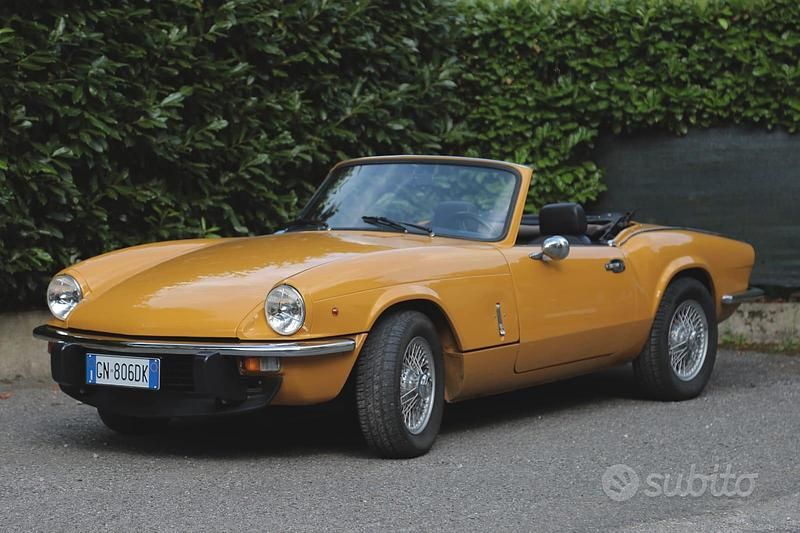 Usata Triumph Spitfire 1970 Giallo Cabrio