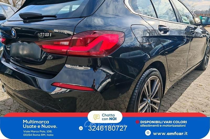 Usata BMW 118 Advantage 136 CV (100 kW) 2022 Nero Utilitaria