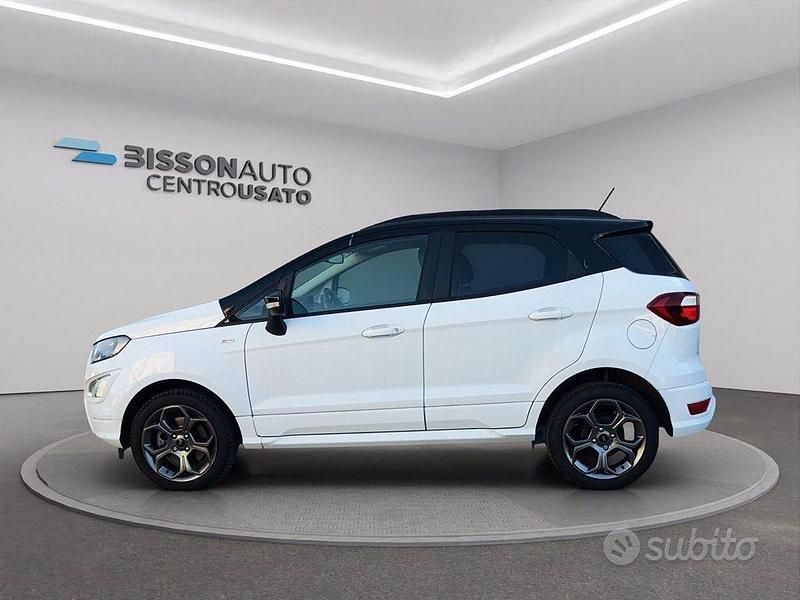 Usata Ford Ecosport ST-Line 125 CV (91 kW) 2018 Bianco pastello SUV