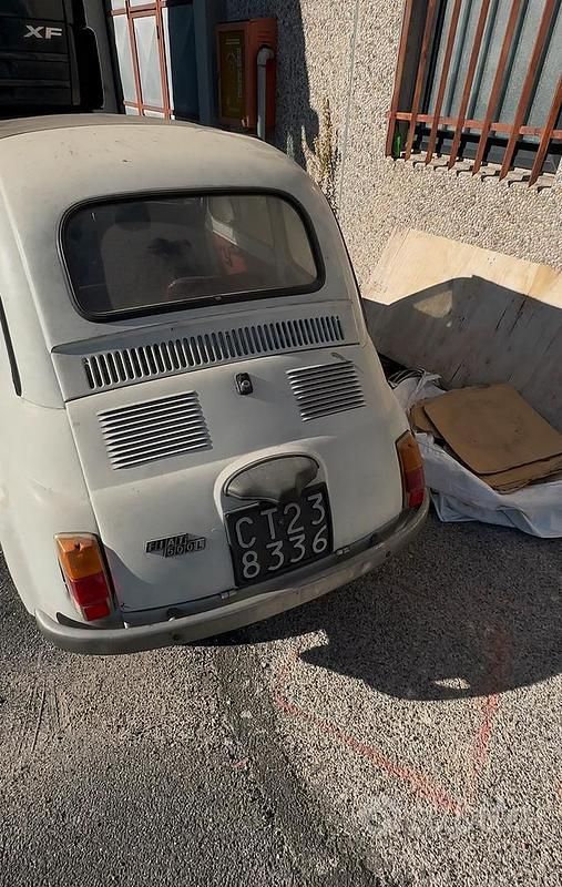 Usata Fiat 500 1970 Bianco Utilitaria