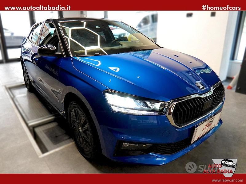 Usata Skoda Fabia Style 95 CV (69 kW) 2022 Blu Utilitaria