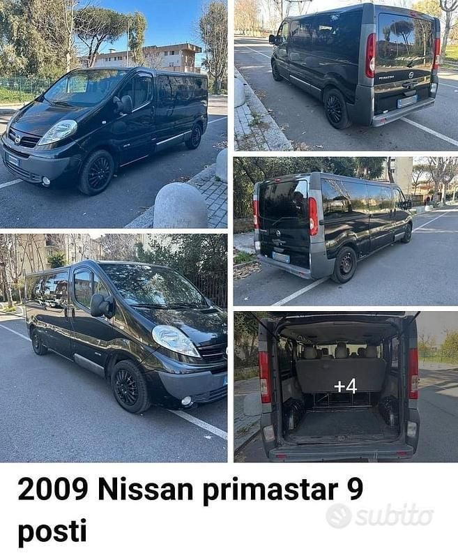 Usata Nissan Primastar 2009 Nero Monovolume