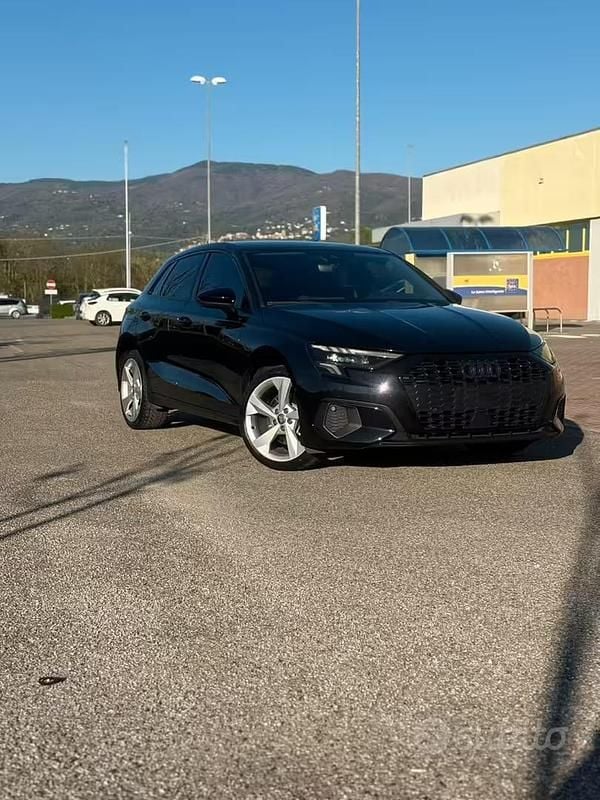 Usata Audi A3 S-Line 150 CV (110 kW) 2020 Nero Berlina