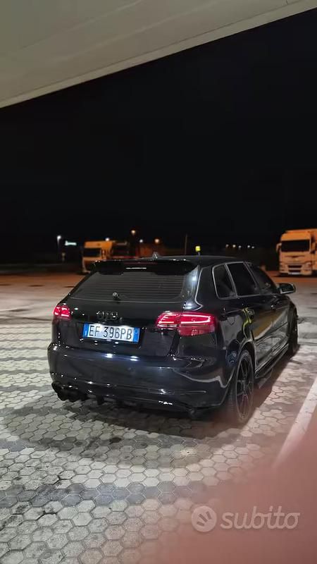 Usata Audi A3 Sportback 130 CV (95 kW) 2010 Nero Utilitaria