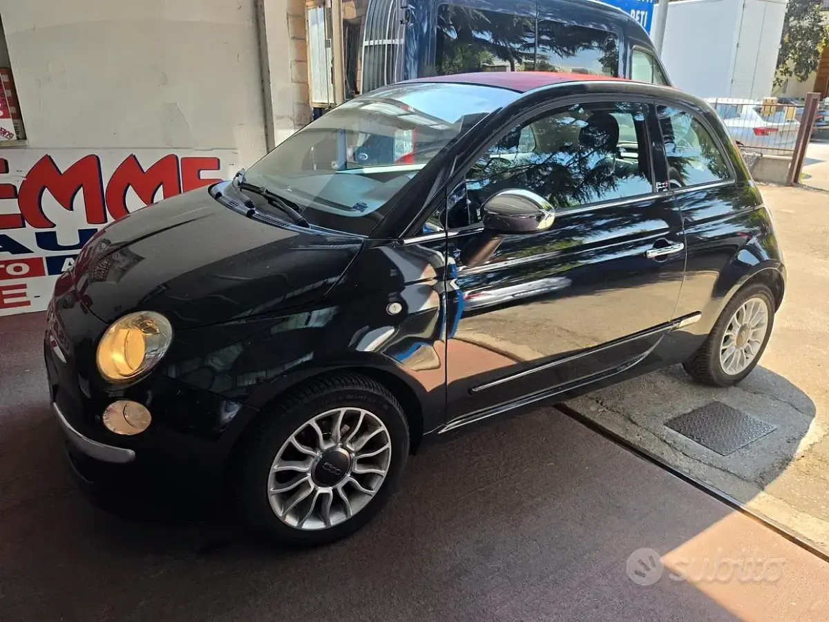Usata Fiat 500C Lounge 69 CV (50 kW) 2014 Nero Cabrio