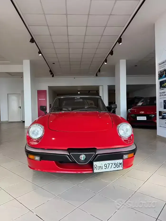 Usata Alfa Romeo Spider Quadrifoglio Verde 125 CV (91 kW) 1986 Cabrio