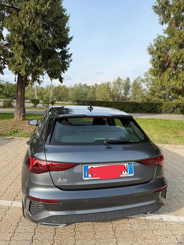 Usata Audi A3 S-Line 150 CV (110 kW) 2021 Grigio Berlina