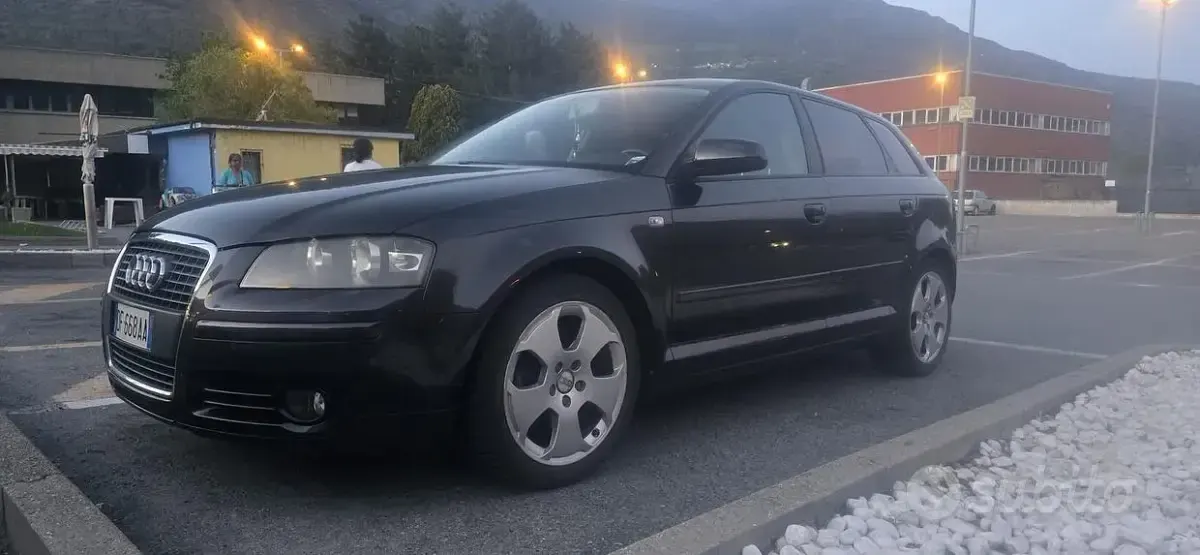Usata Audi A3 140 CV (102 kW) 2008 Nero Utilitaria