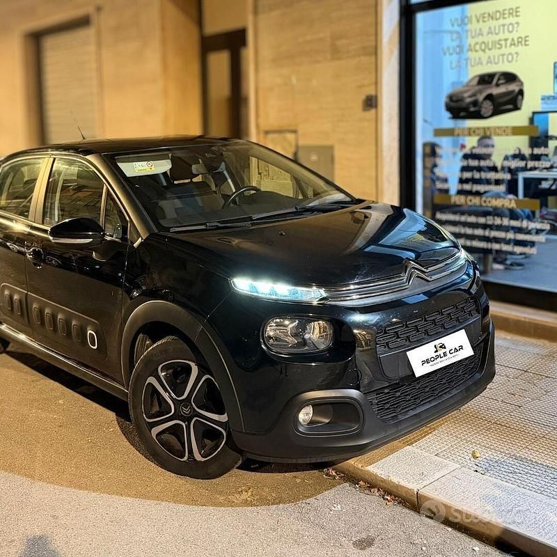 Usata Citroën C3 PureTech 82 CV (60 kW) 2019 Nero Utilitaria