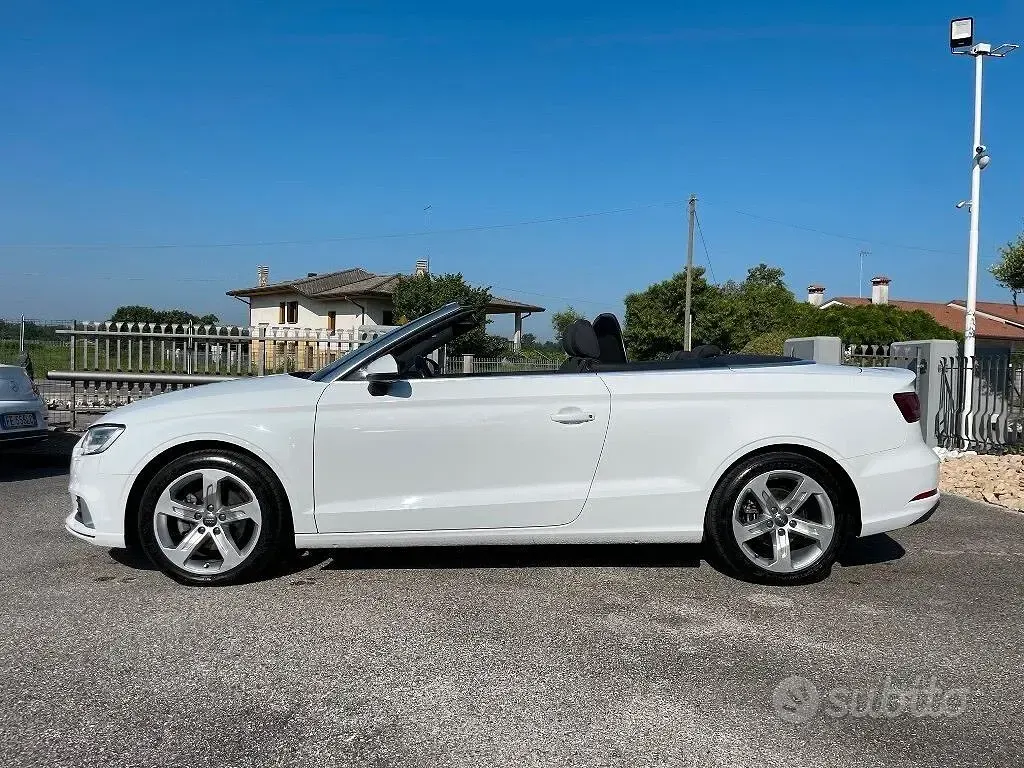 Usata Audi A3 Cabriolet Sport 150 CV (110 kW) 2017 Bianco Cabrio