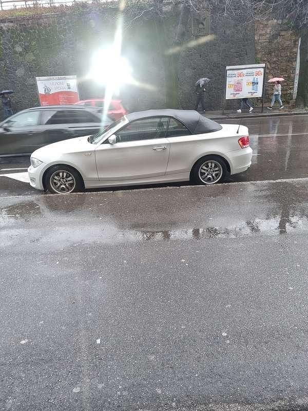 Usata BMW 120 Cabriolet 177 CV (130 kW) 2012 Bianco Cabrio