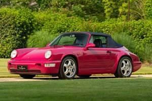 Usata Porsche 911 Carrera Cabriolet 250 CV (183 kW) 1991 Rosso Cabrio