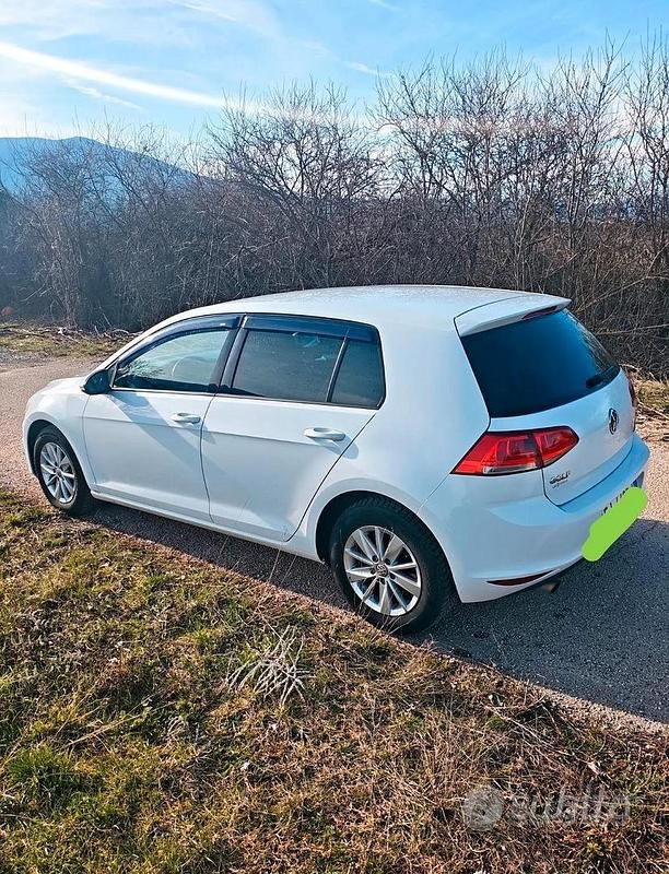 Usata VW Golf VII 110 CV (80 kW) 2016 Bianco Berlina
