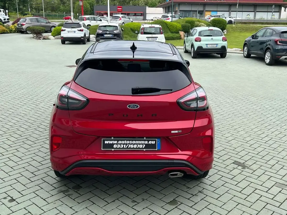 Usata Ford Puma ST-Line X 125 CV (91 kW) 2022 Bordeaux metal.  tetto nero SUV