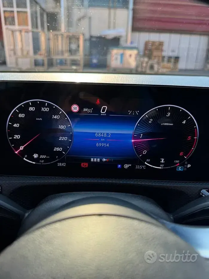Usata Mercedes 180 Advanced Plus 116 CV (85 kW) 2023 Nero Berlina