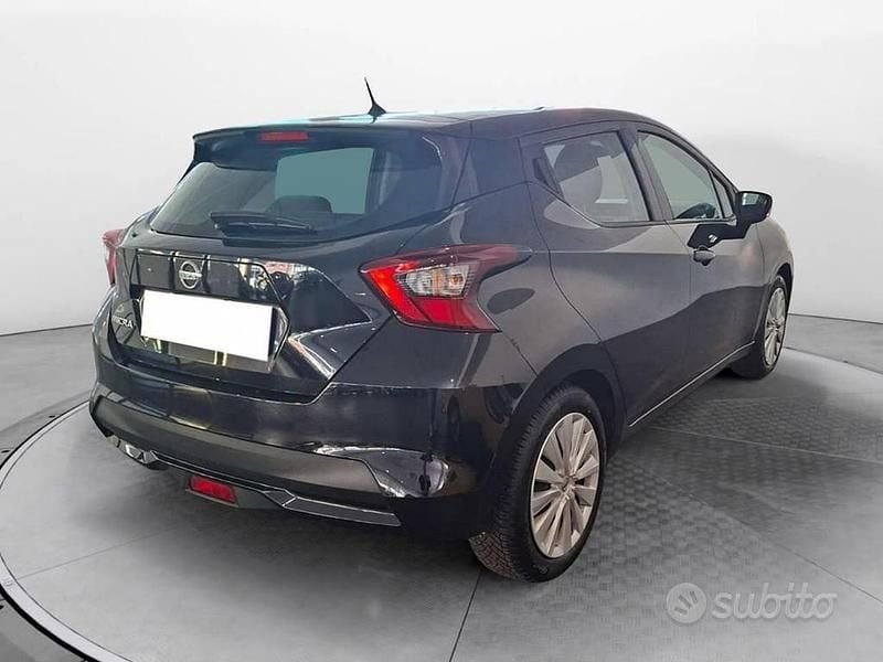 Usata Nissan Micra Acenta 71 CV (52 kW) 2019 Nero Utilitaria