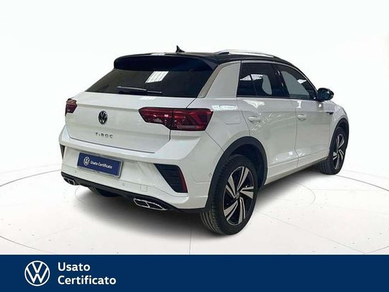 Usata VW T-Roc R-line 150 CV (110 kW) 2025 Bianco pastello SUV