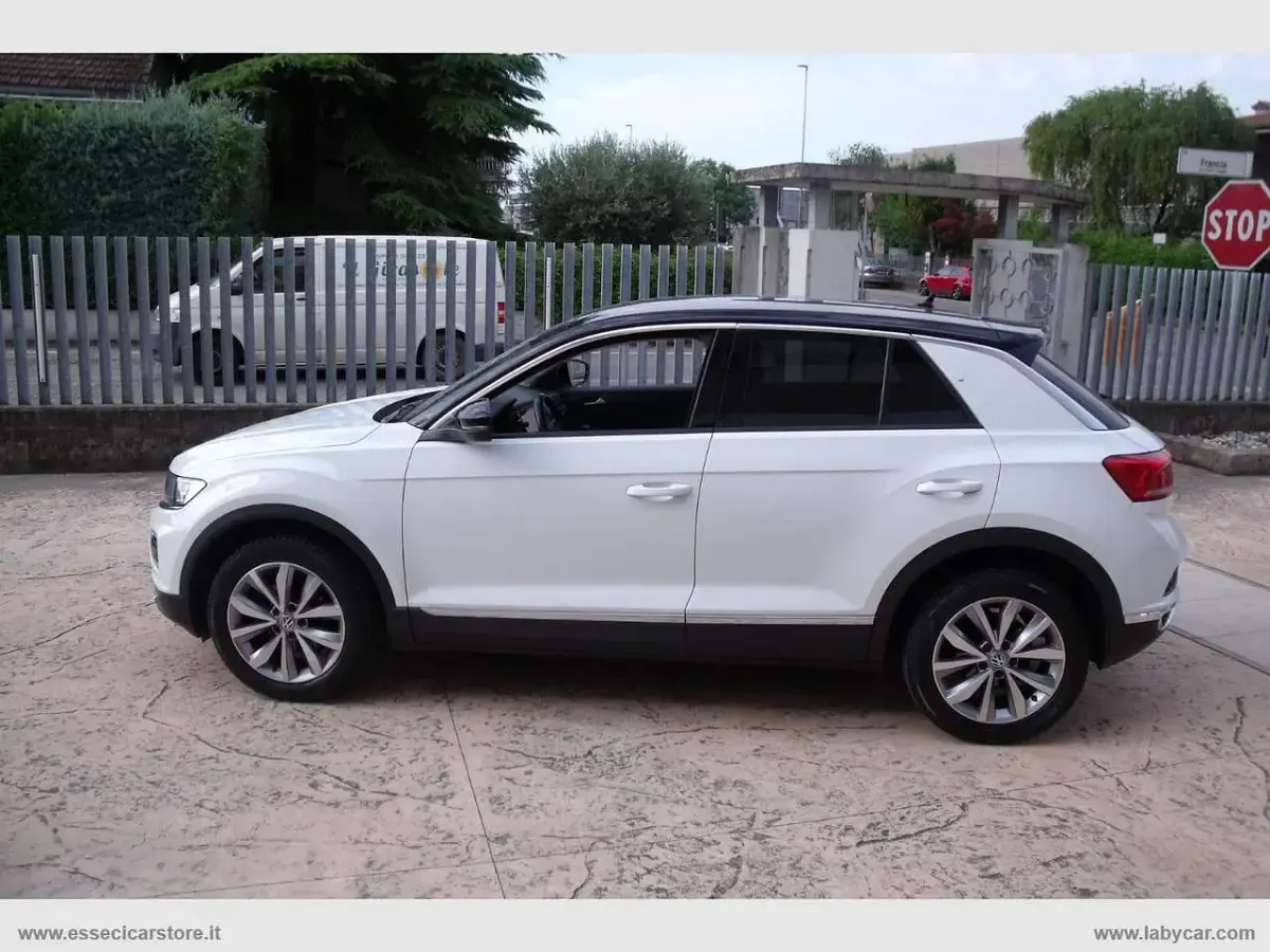 Usata VW T-Roc Style 116 CV (85 kW) 2018 Bianco SUV