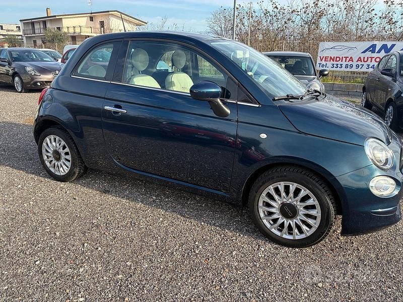 Usata Fiat 500 Lounge 69 CV (50 kW) 2019 Blu Berlina