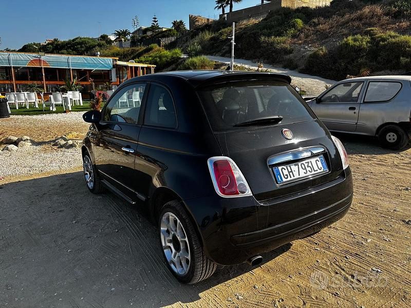 Usata Fiat 500 69 CV (50 kW) 2010 Nero Utilitaria