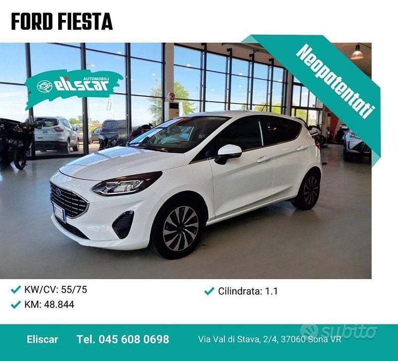 Usata Ford Fiesta 75 CV (55 kW) 2023 Bianco Utilitaria