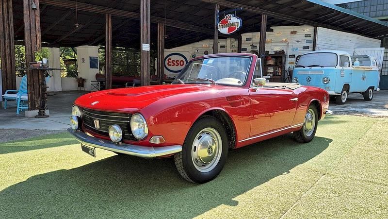 Usata Fiat 1200 S 58 CV (42 kW) 1965 Rosso Cabrio
