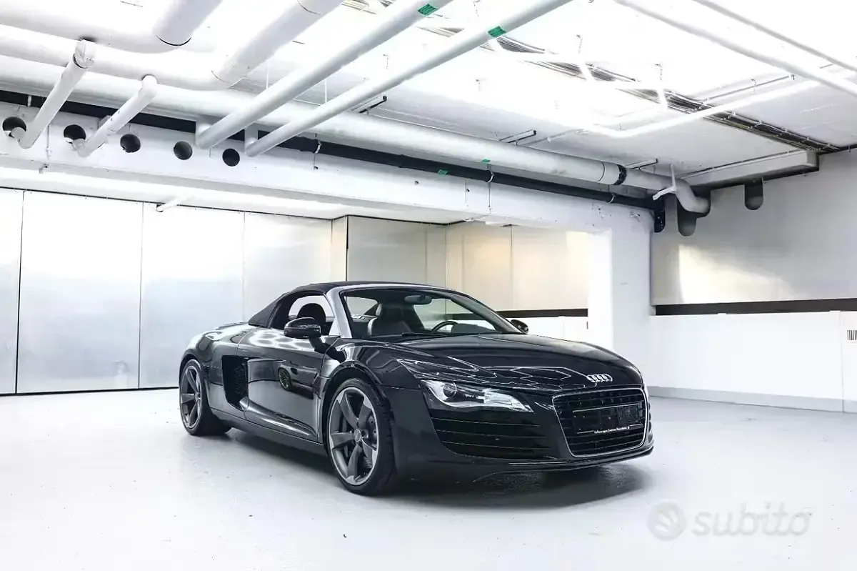 Usata Audi R8 Spyder Advanced 430 CV (316 kW) 2012 Nero Cabrio