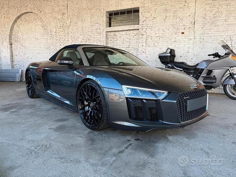 Usata Audi R8 Spyder 620 CV (456 kW) 2017 Grigio Cabrio