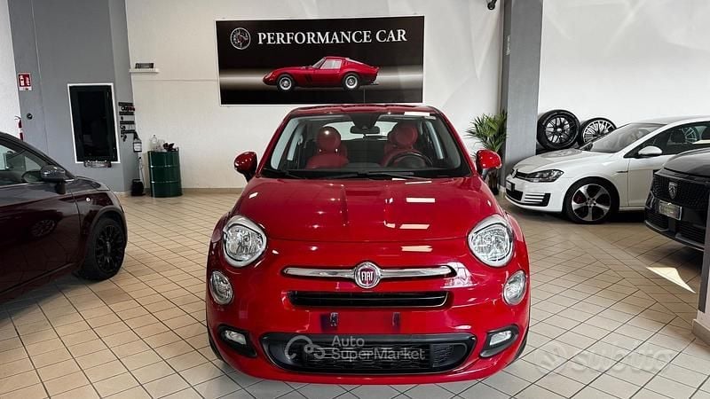Usata Fiat 500X Lounge 95 CV (69 kW) 2016 Rosso SUV