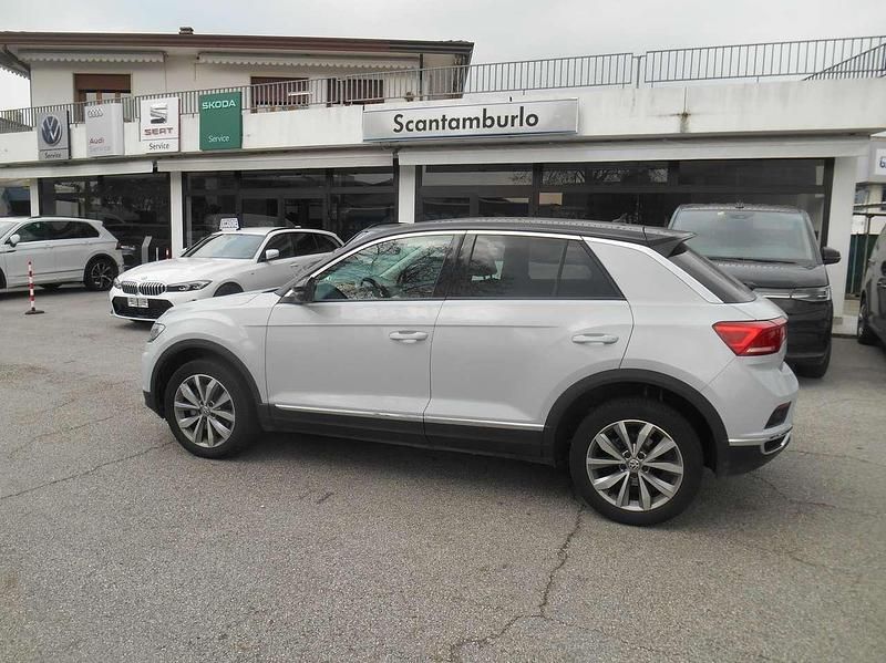 Usata VW T-Roc Style 150 CV (110 kW) 2019 Bianco SUV