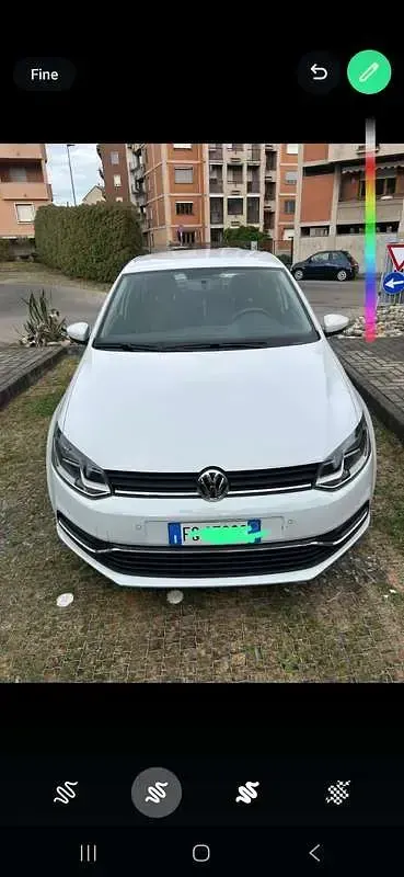Usata VW Polo Comfortline 75 CV (55 kW) 2017 Bianco Berlina