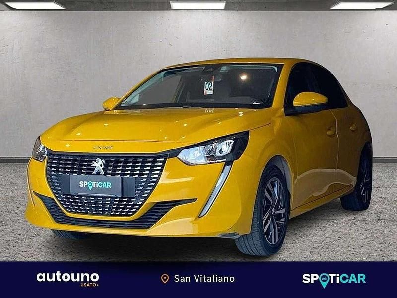 Usata Peugeot 208 GT 102 CV (75 kW) 2021 Giallo Utilitaria