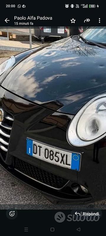 Usata Alfa Romeo MiTo 2009 Nero Utilitaria