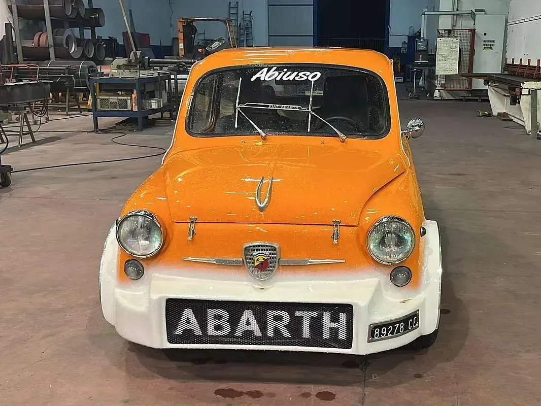 Usata Fiat 600 Abarth 50 CV (36 kW) 1967 Arancione Cabrio