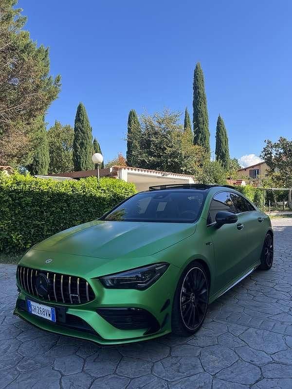 Usata Mercedes CLA35 AMG AMG 306 CV (225 kW) 2022 Bianco Coupé