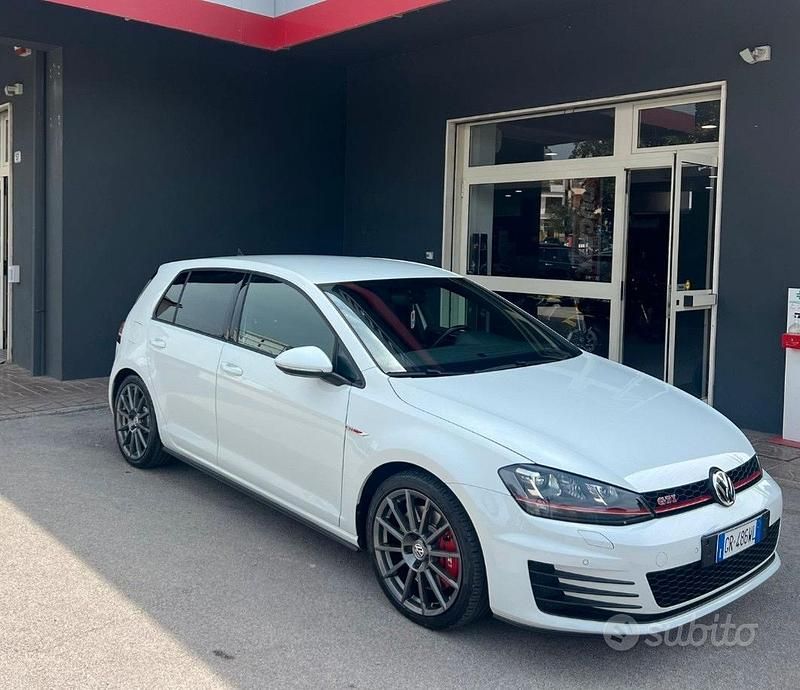 Usata VW Golf VII GTI 230 CV (169 kW) 2017 Bianco Berlina