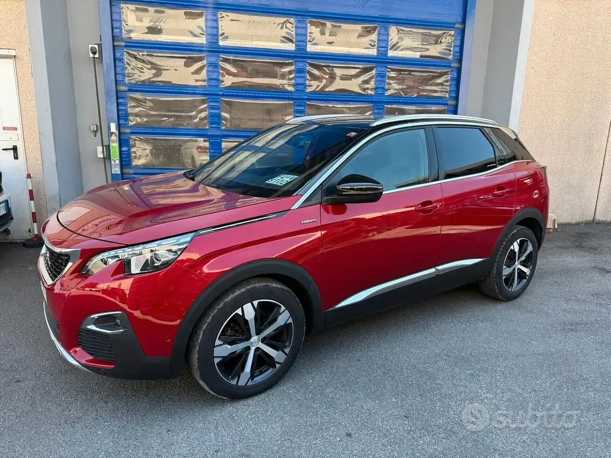 Usata Peugeot 3008 GT-line 150 CV (110 kW) 2017 Rosso SUV