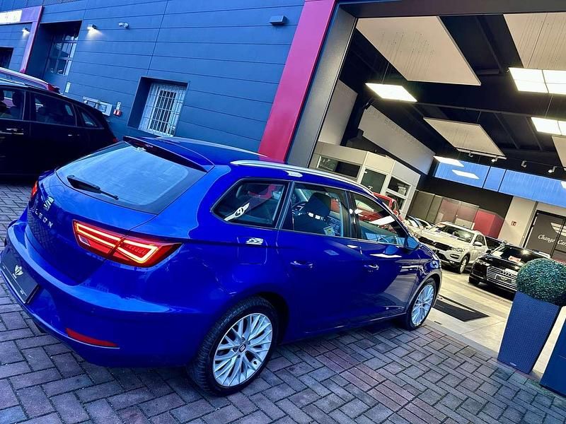 Usata Seat Leon ST Business 116 CV (85 kW) 2020 Blu/azzurro Station wagon